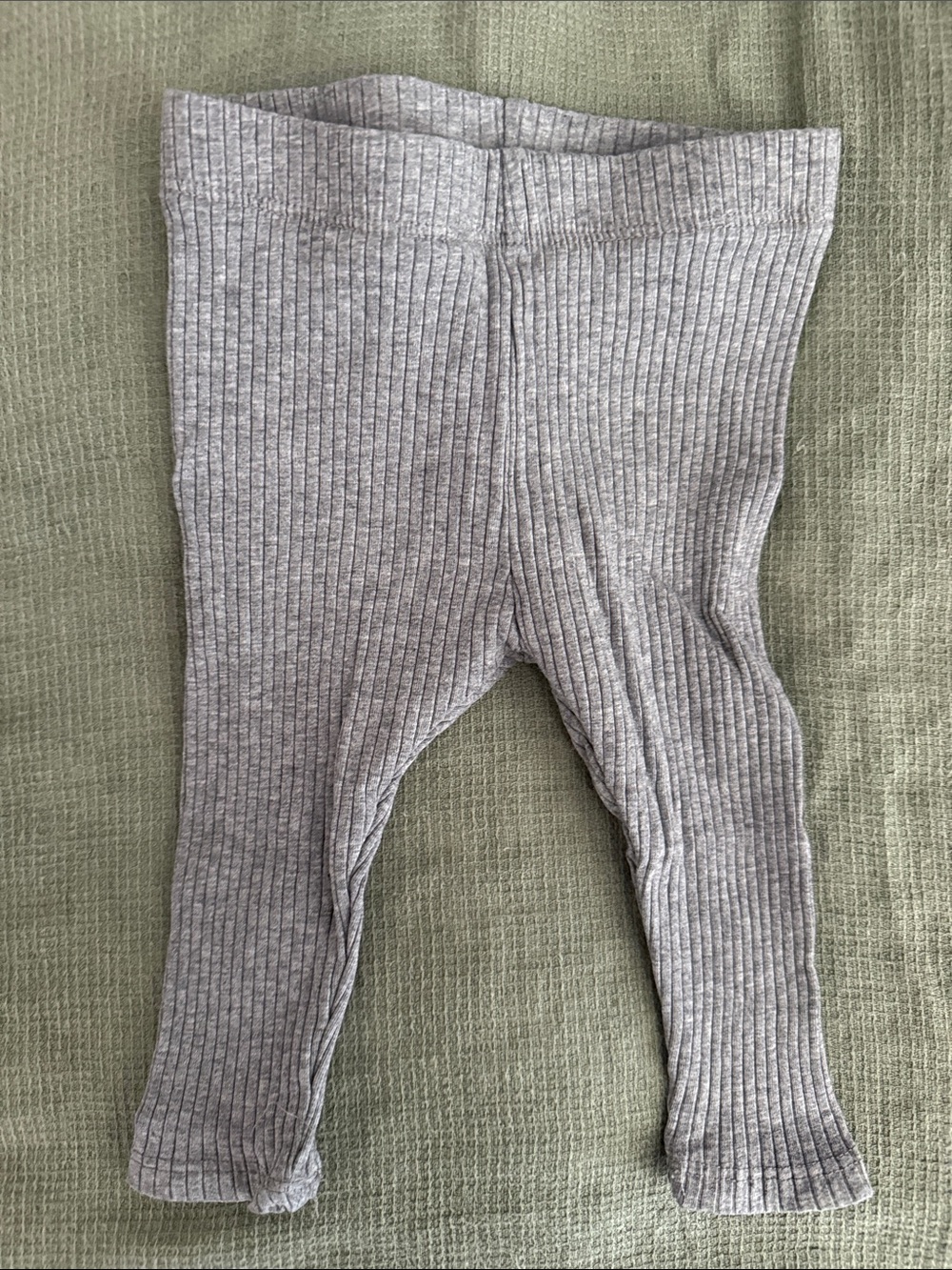 Grey Ribbed Kids One-Piece Set - Picture 5 of 10
